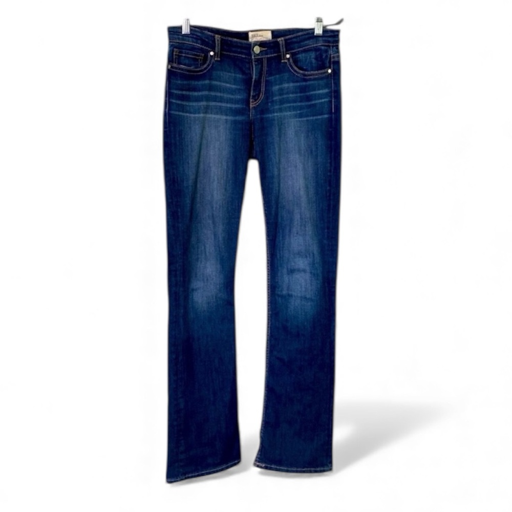 ❌SOLD❌BKE Payton Bootcut BUCKLE Jeans Mid-Rise Dark Wash Stretch Denim 27x33 - Picture 3 of 16